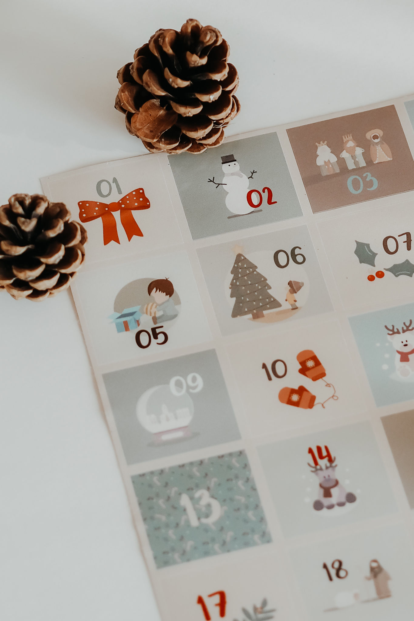 Adventskalender Sticker - Kids