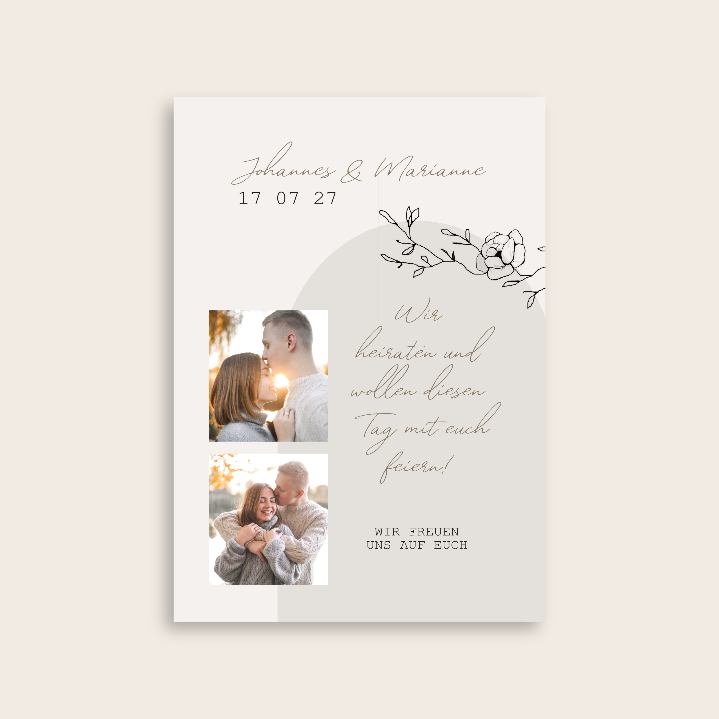 Hochzeitseinladung