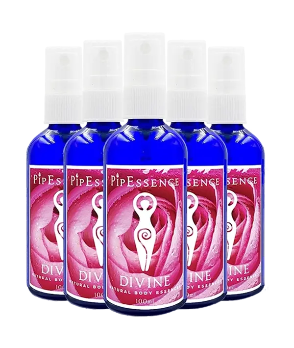 Thumbnail: The PipEssence Divine essence, 100ml blue glass bottle with atomiser - group