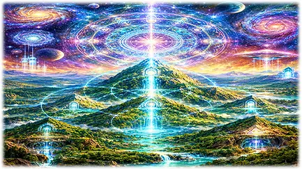 Cosmic Mandala Over the Bosnian Sacred Valley Image Blurred.webp
