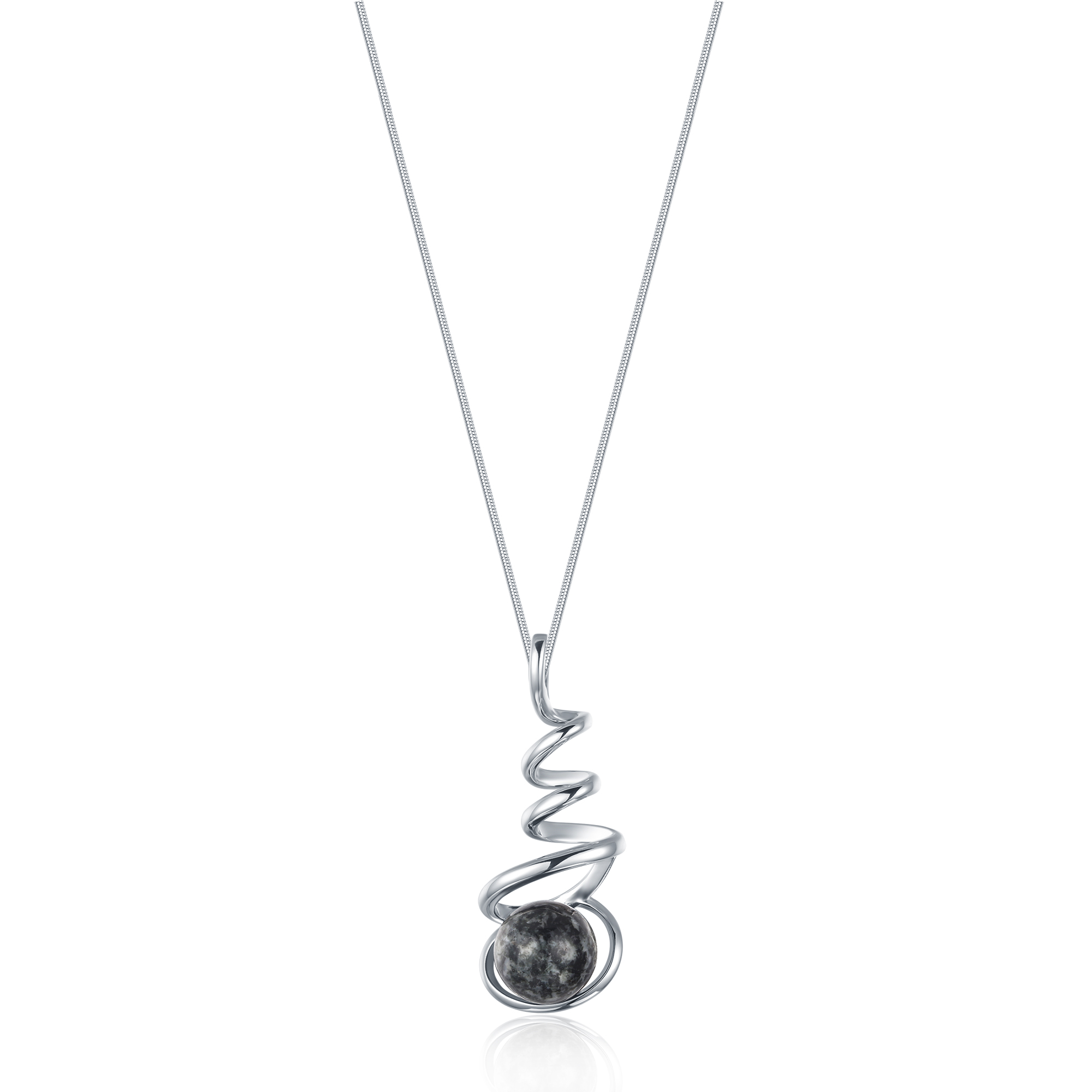 Granite Spiral Necklace
