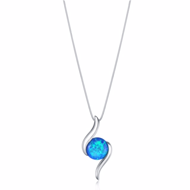 Twist Opal Necklace