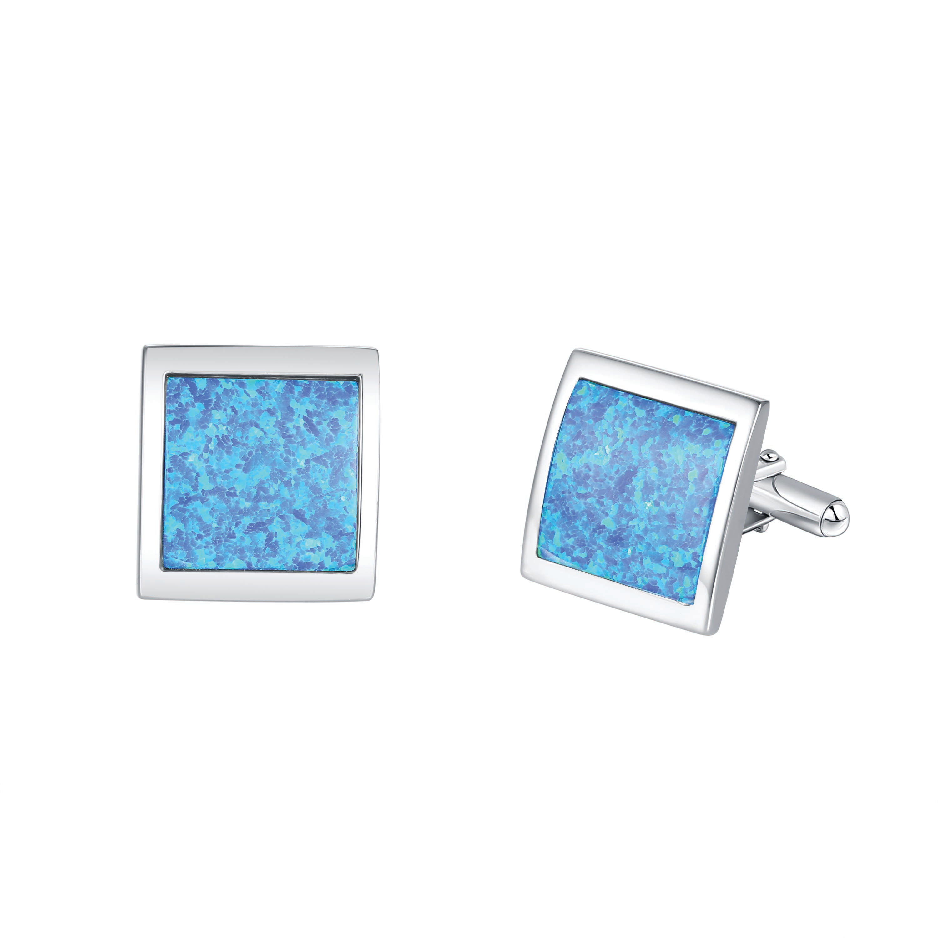 Square Opal Cufflinks