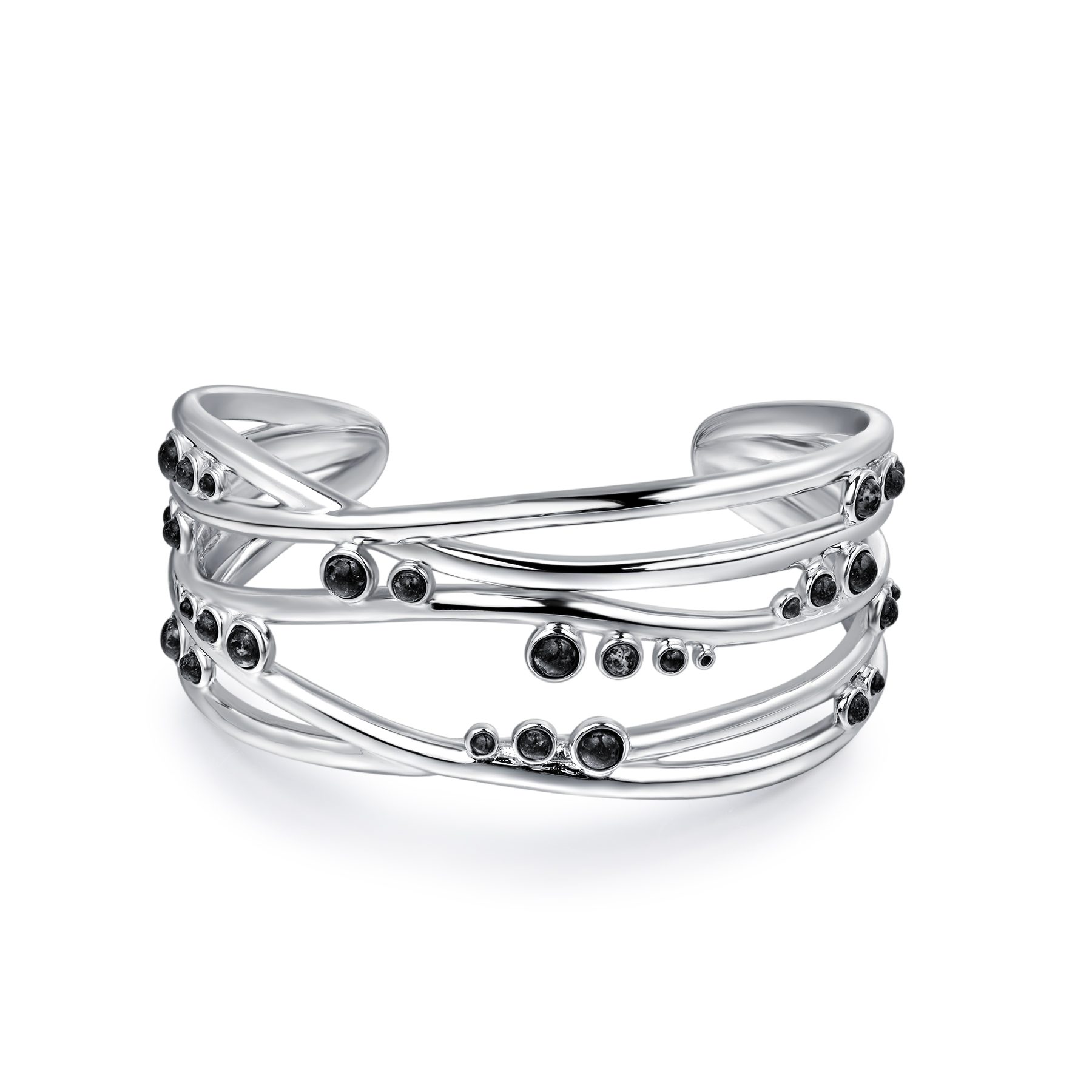 Jersey Granite Solid Lines Bangle