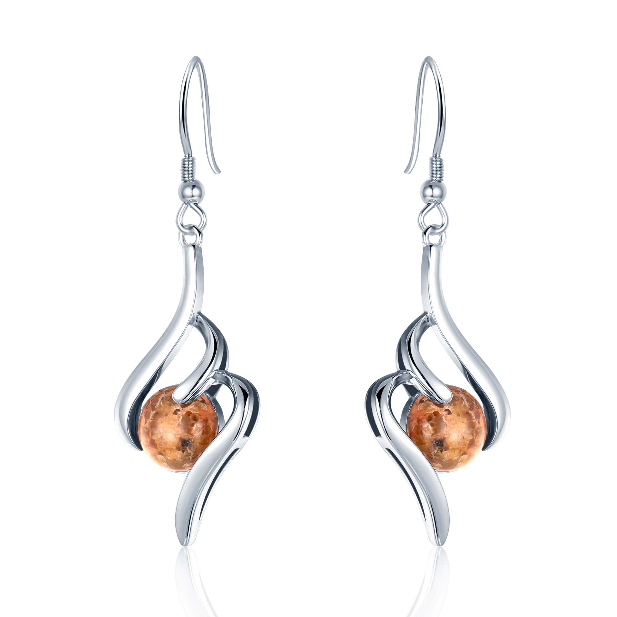 Swirl Drop Earrings