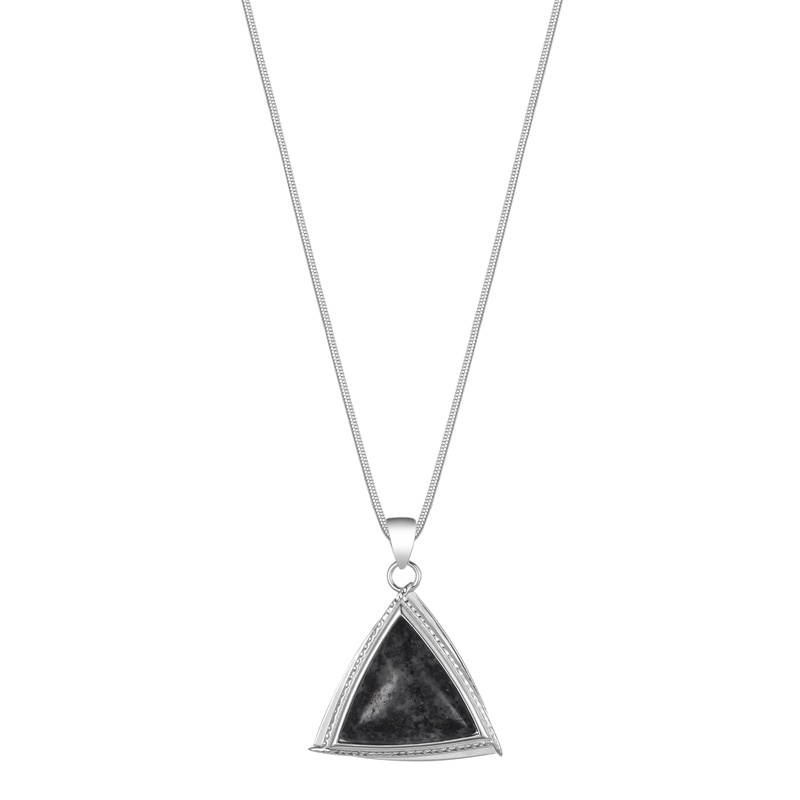 Jersey Granite Trillion Necklace