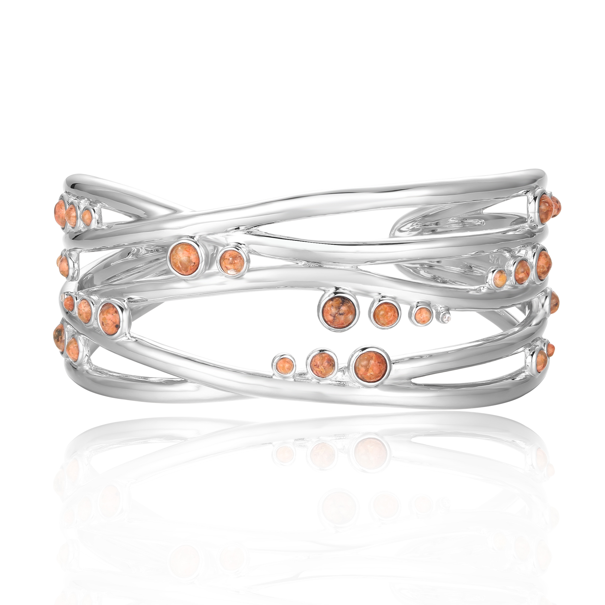 Jersey Granite Solid Lines Bangle