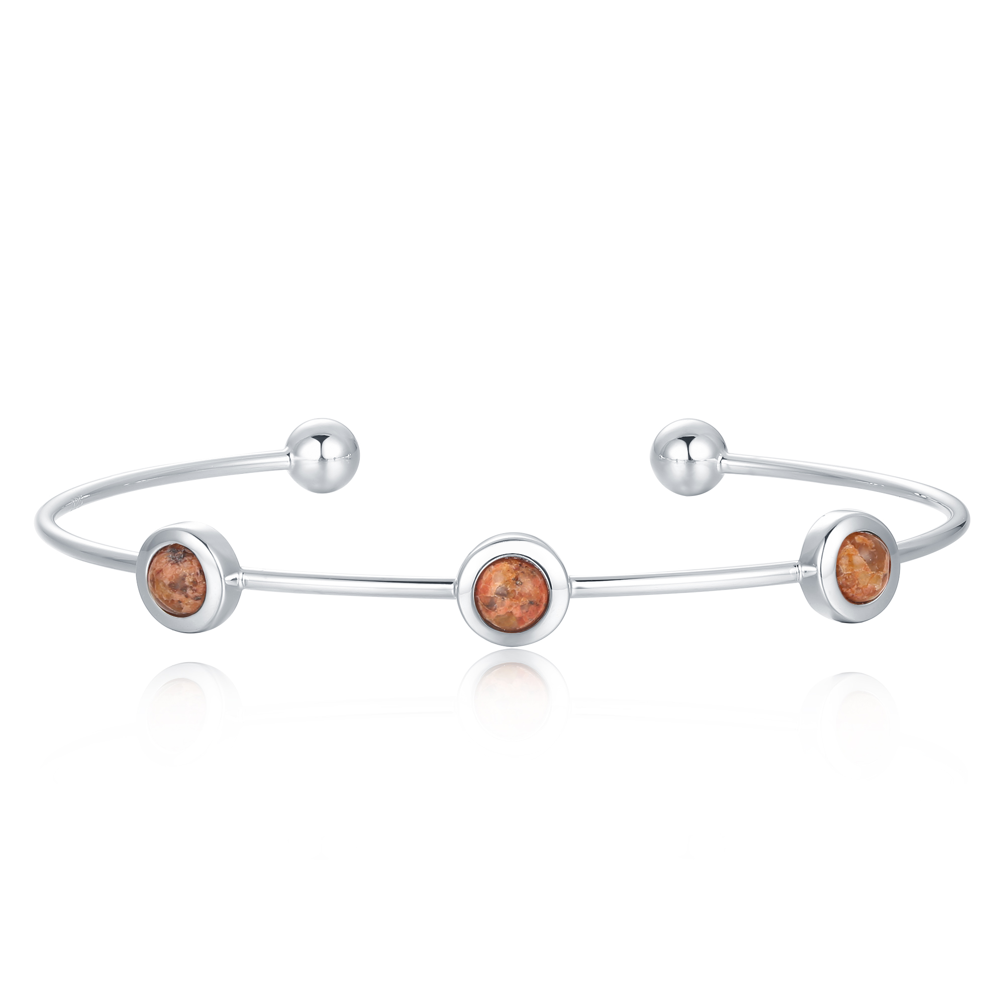 Jersey Granite 3 Stone Bangle