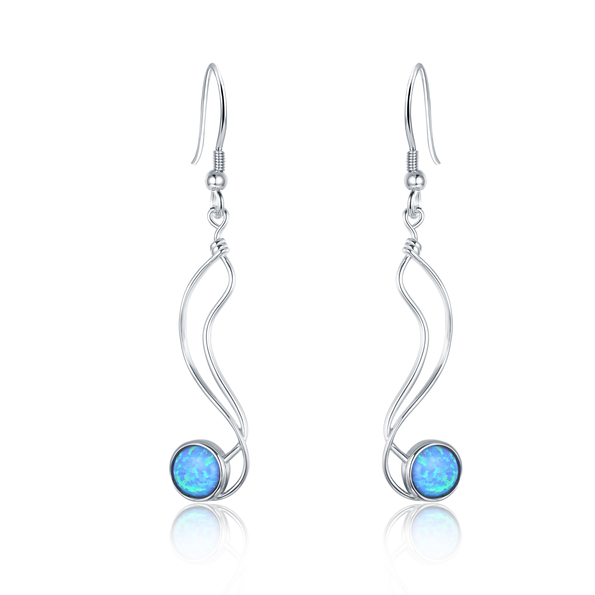 Long Wave Earrings