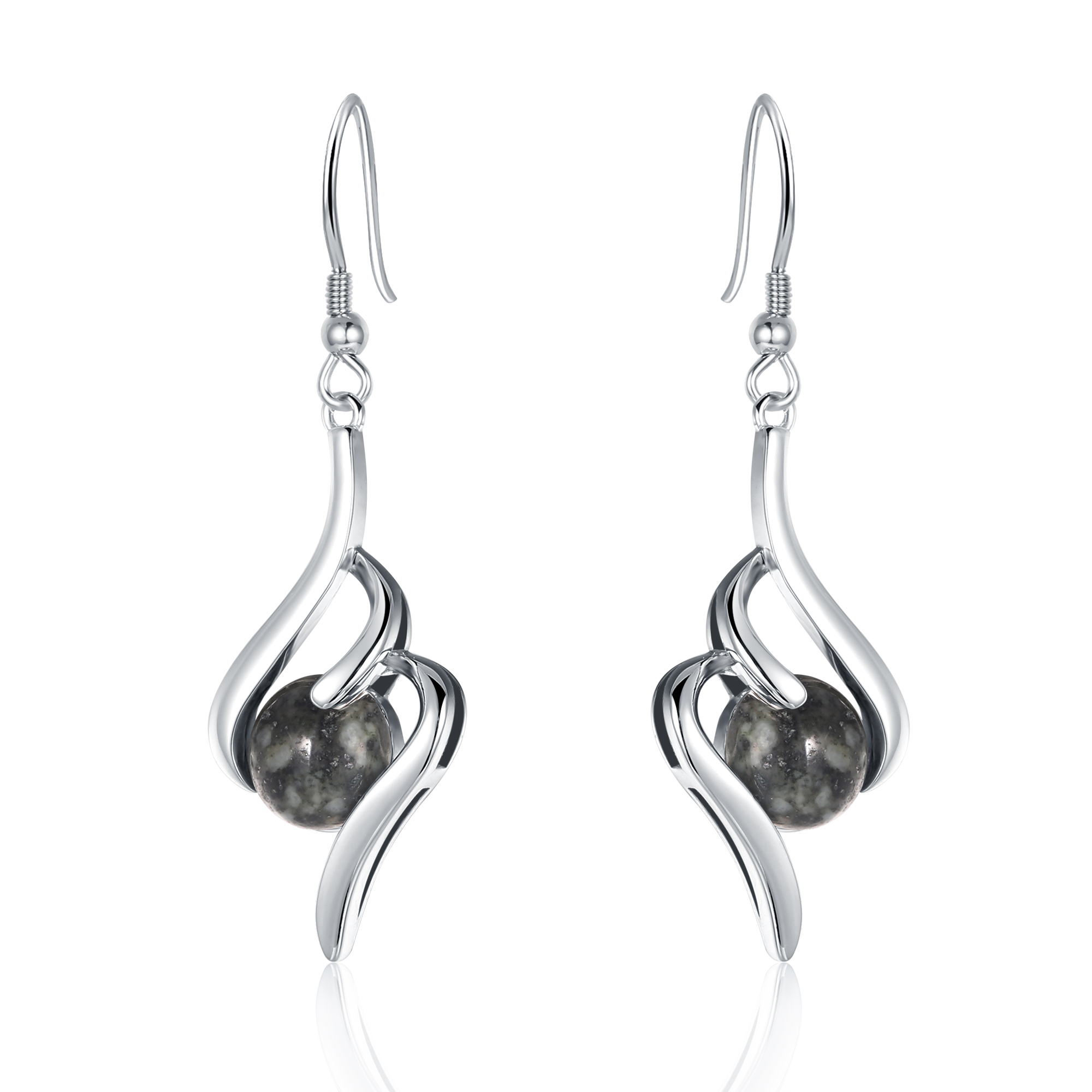 Swirl Drop Earrings