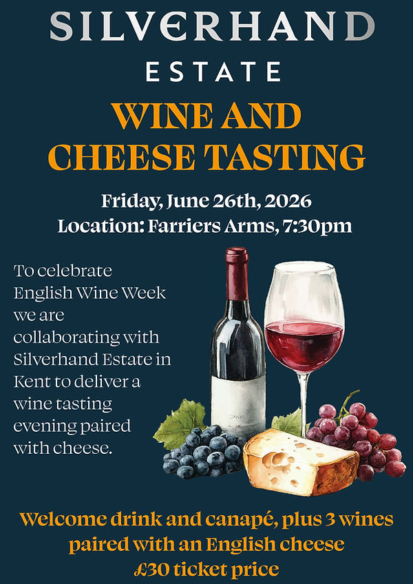Wine and cheese pairing event - hosted by Silverhand Estate Kent - May 12, 2026 at 14.01.4