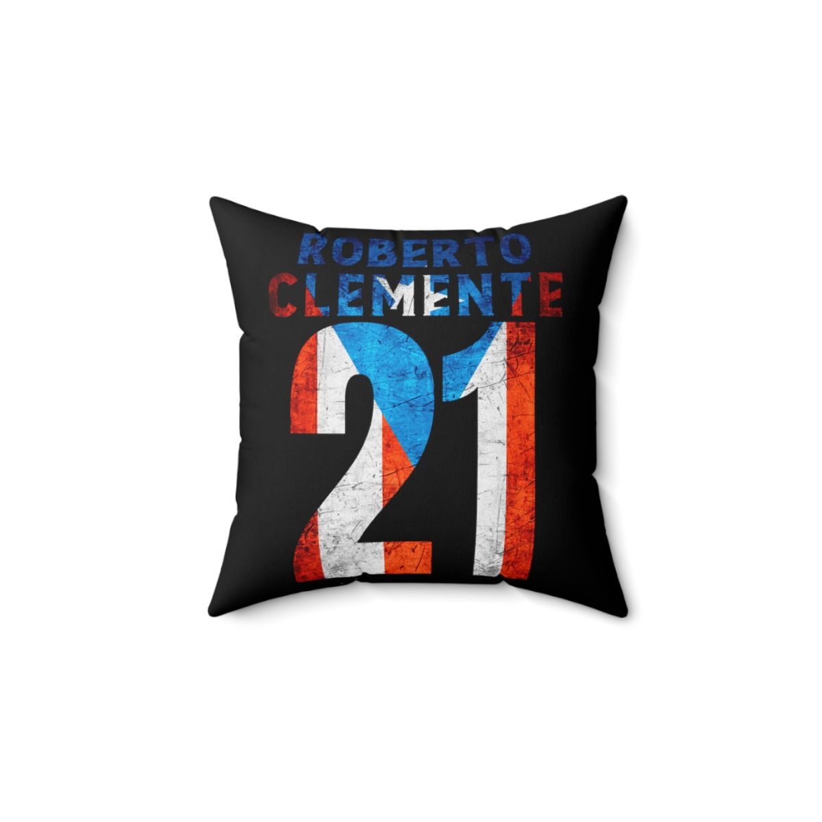 Roberto Clemente Polyester Square Pillow