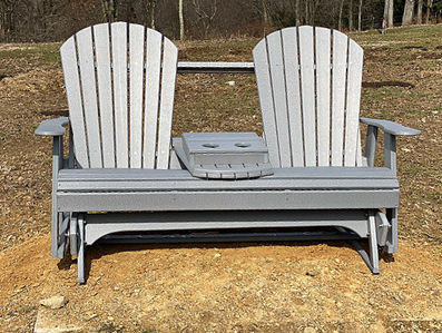 Amish Built Poly 5' Fold Down Table Glider