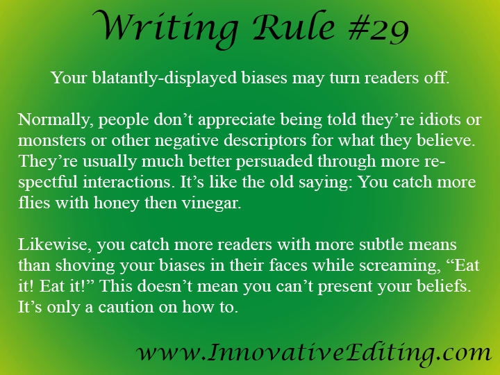 Blatant Examples Of Author Bias On Display