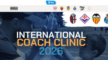 Dal 13 al 15 marzo a Cascia (PG). INTERNATIONAL COACH CLINIC: UN CONFRONTO ESCLUSIVO CON VALENCIA CF, FC PORTO, ACF FIORENTINA E BOLOGNA FC