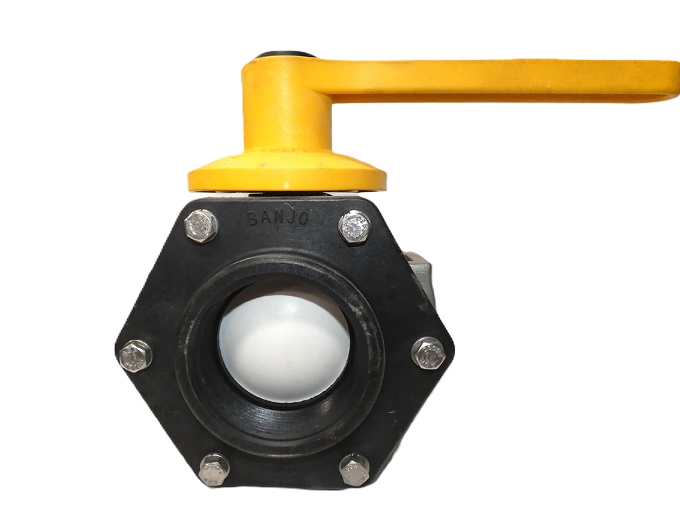 Thumbnail: DM300ACF Banjo 3" Manifold Male Dry Disconnect Valve