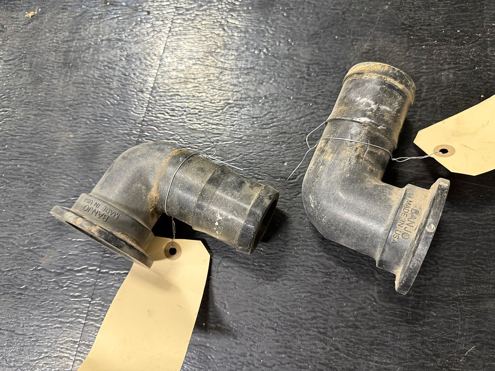 AG056282 AGCO 2" Flange X 2" Hose Shank Elbow Connector 90°
