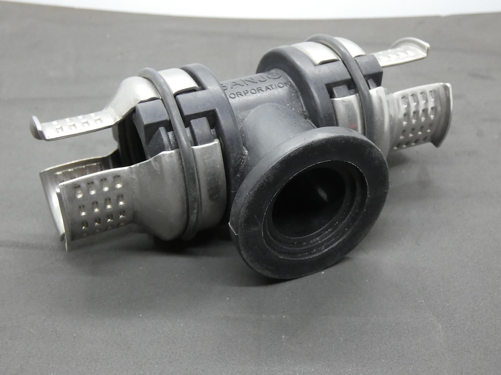Thumbnail: 520154D1 AGCO 1" Flanged Boom Nozzle Pipe Tee Fitting