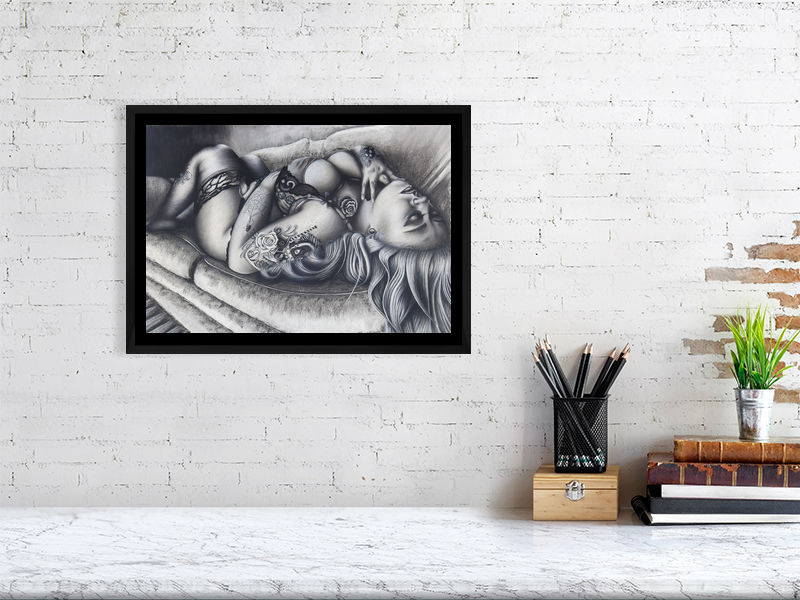 Thumbnail: Boudoir woman on sofa