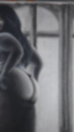 Giclee print "Boudoir woman at window"