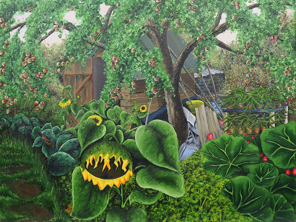 Giclee print "Allotment"