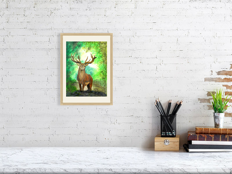 Thumbnail: Giclee print "Stag"