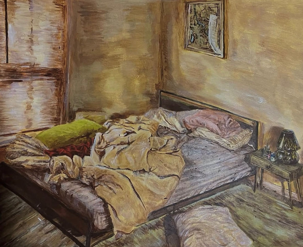 This art by Erin Brousseau is such a gorgeous depiction of a soft place to land after a long day.