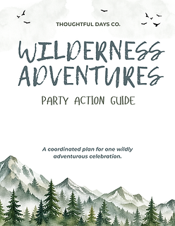 Wilderness Adventures Party Action Guide