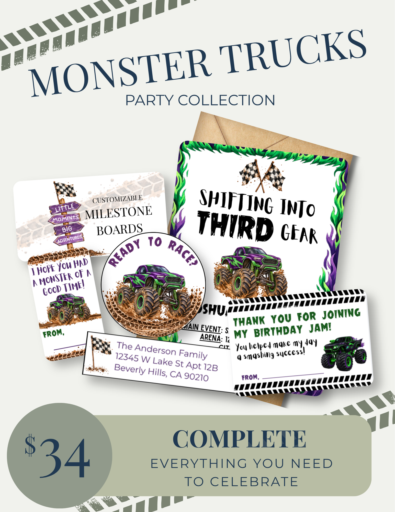 Monster Trucks - Complete Party Collection