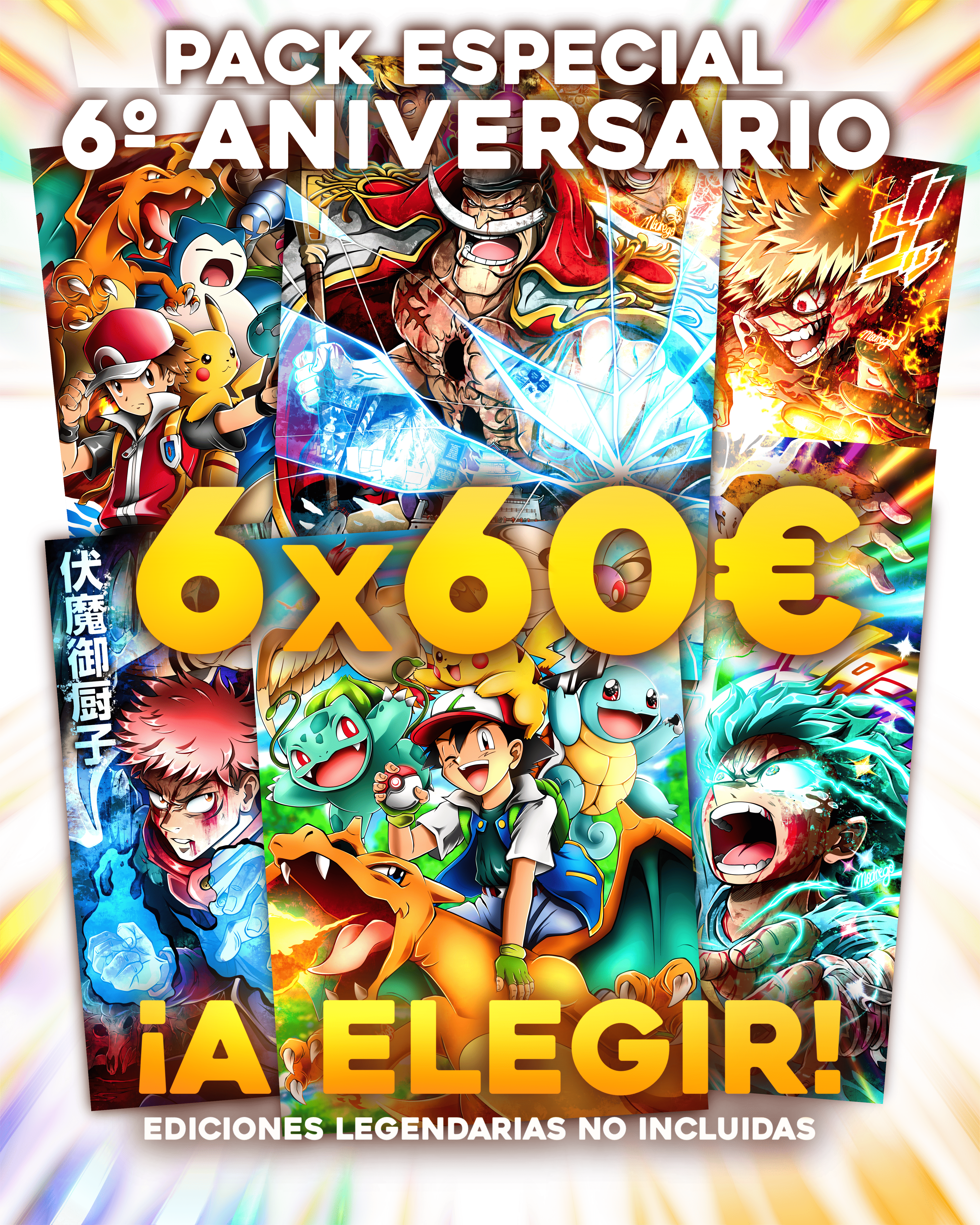 PACK 6º ANIVERSARIO