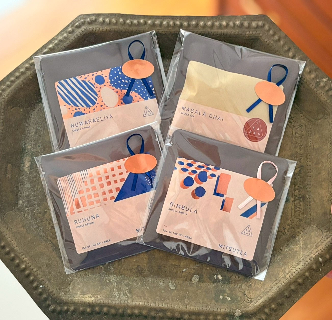 おまとめ買いギフト　10個または50個　ラッピング　選べるスリランカ産シングルオリジンティー（ティーバッグ２個）