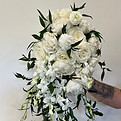 peony and orchid cascading