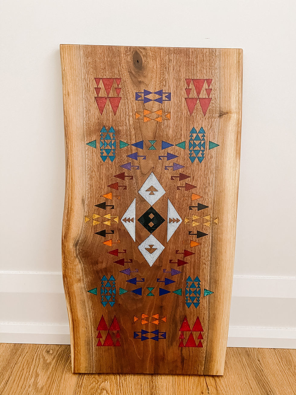 Thumbnail: "The Pendleton" Black Walnut Charcuterie Board