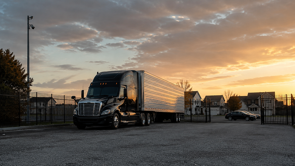 truck parking during home time