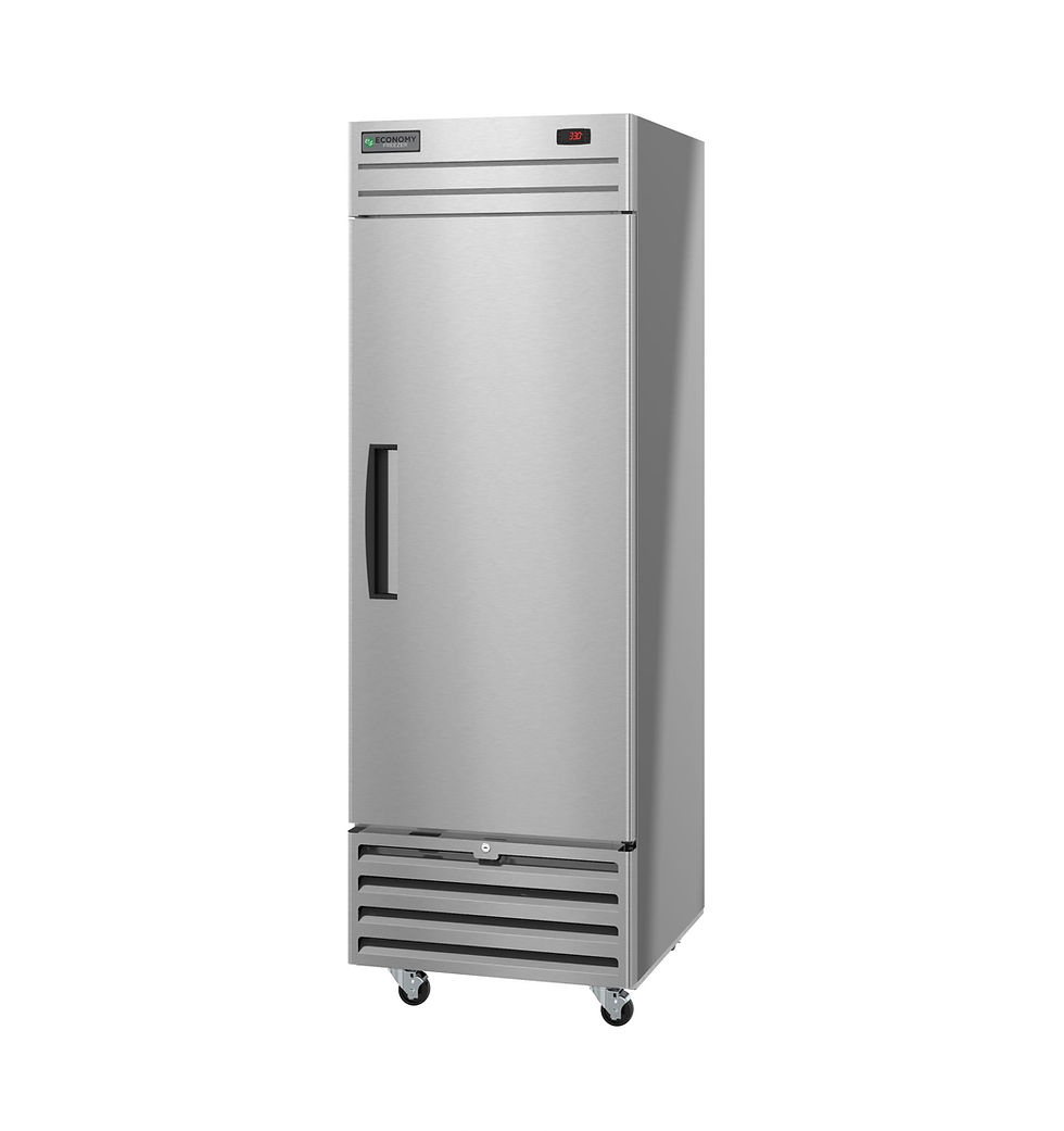 Thumbnail: HOSHIZAKI EF1A-FS Economy Series Single Section Upright Reach-In Freezer
