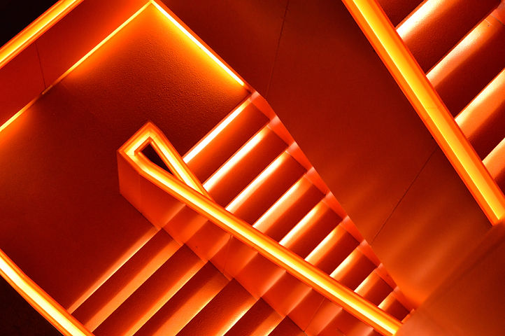 Escaliers Neon