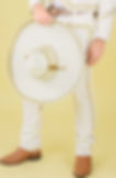 Thumbnail: Traje Charro Ivory/Gold Soutache