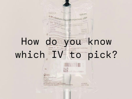 How do you know which IV to pick? 