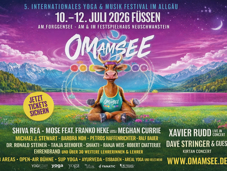 OM AM SEE 2026 – Einzigartiges Yoga- & Musik-Festival am Forggensee in Füssen/Allgäu