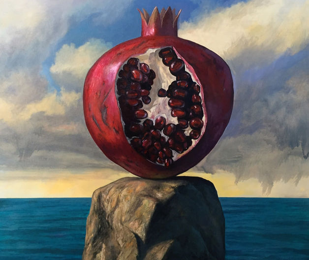 pomegranate painting