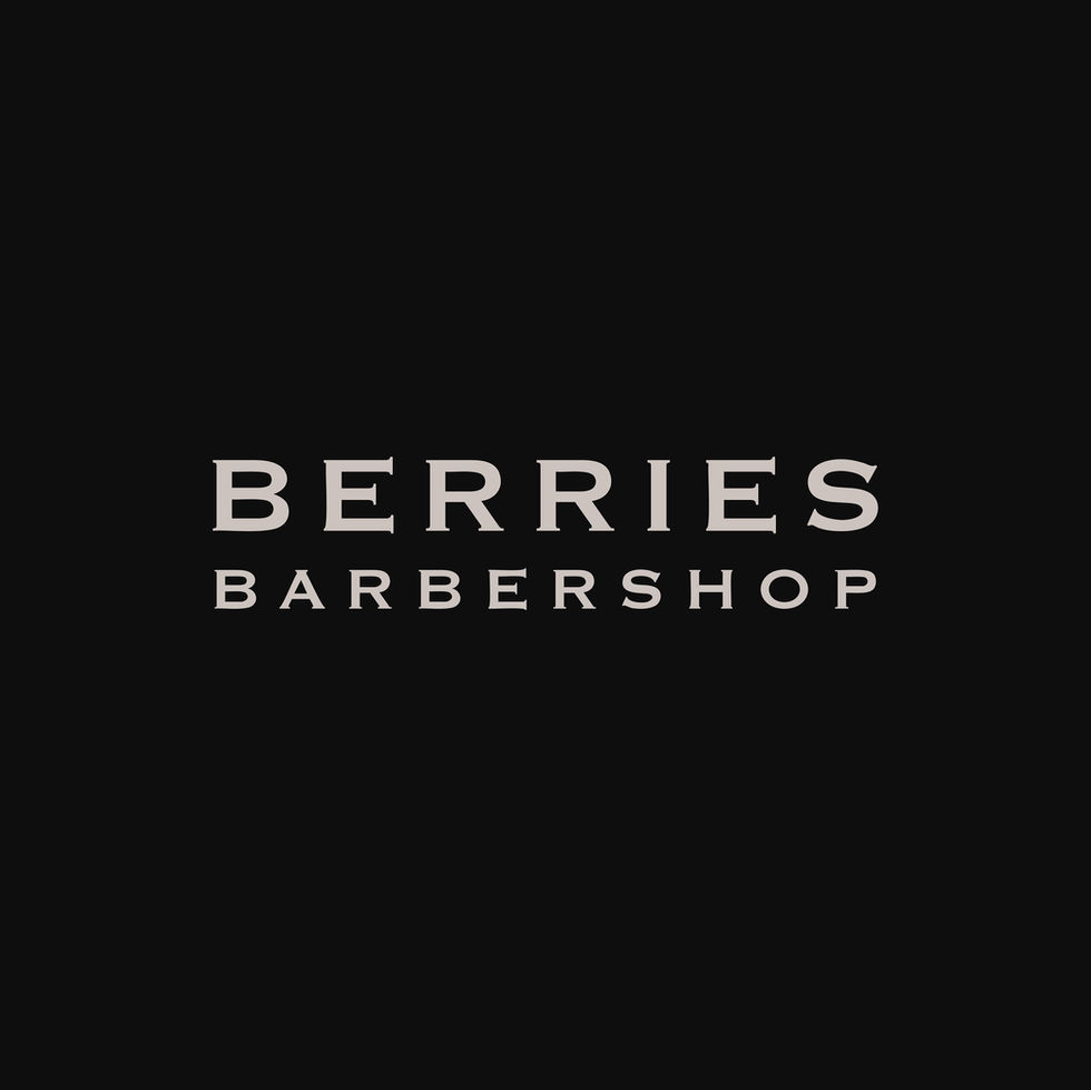 Berries Barbershop wordmark