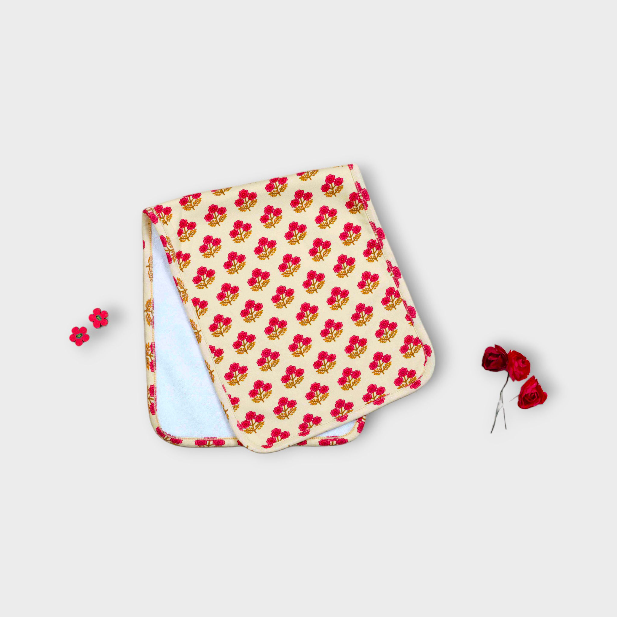 Burp Cloth Poppy