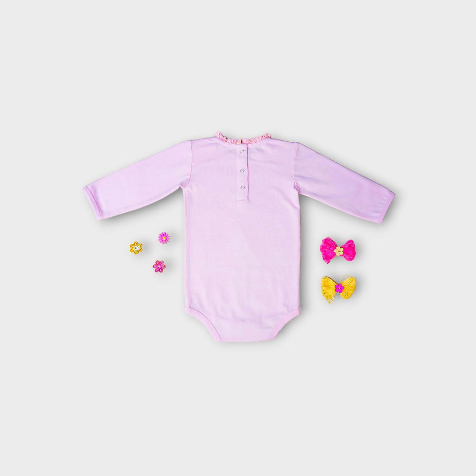 Thumbnail: Ruffle Neck Bodysuit Pink