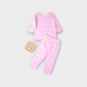 PJ Set Ditsy Pink