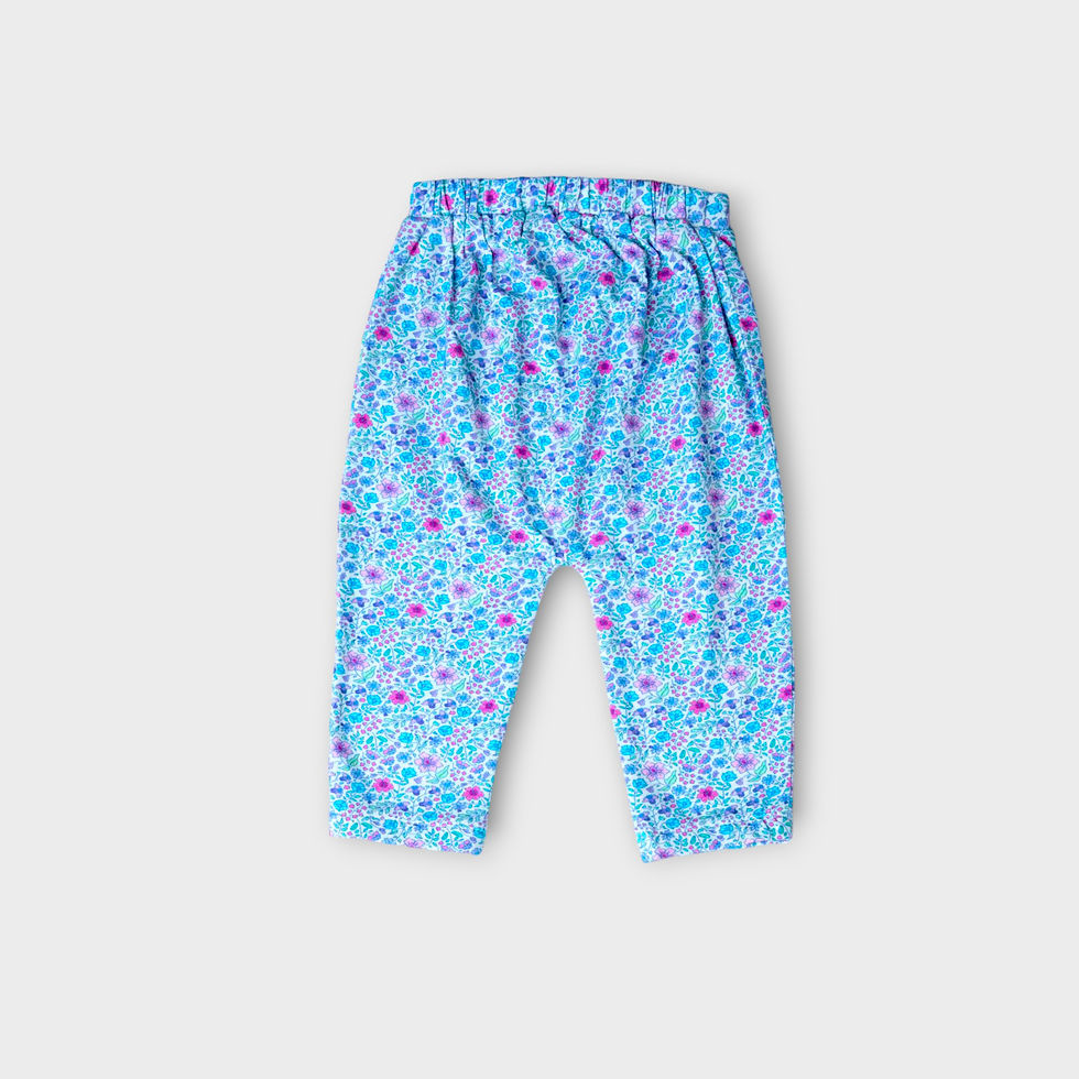 Thumbnail: Box Pleat Sports Ditsy Blue