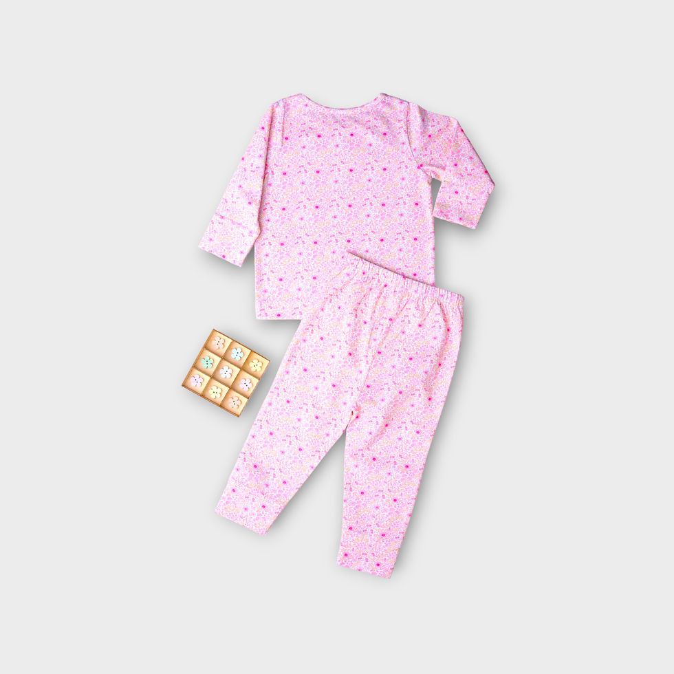Thumbnail: PJ Set Ditsy Pink