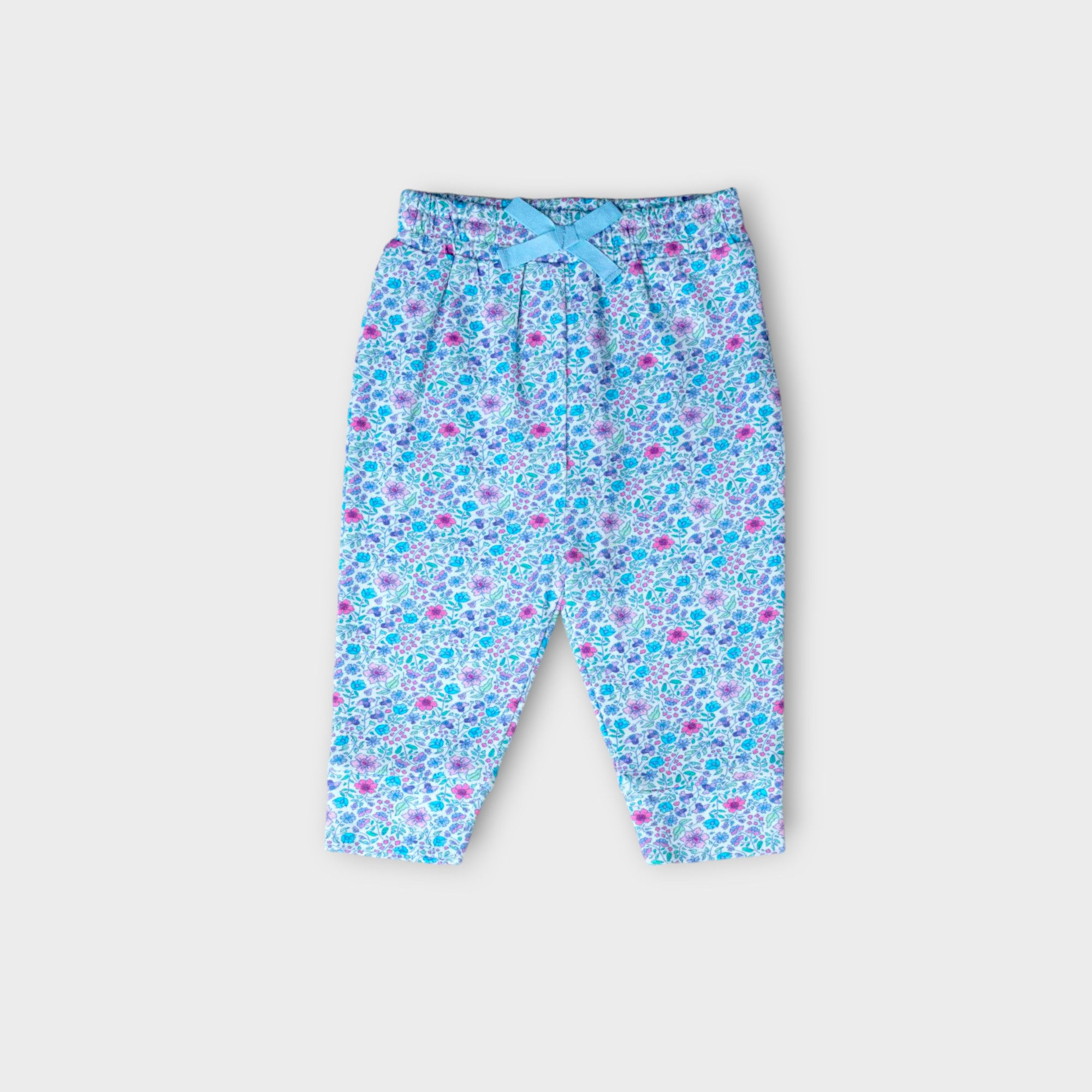 Cuffed Leggings Ditsy Blue