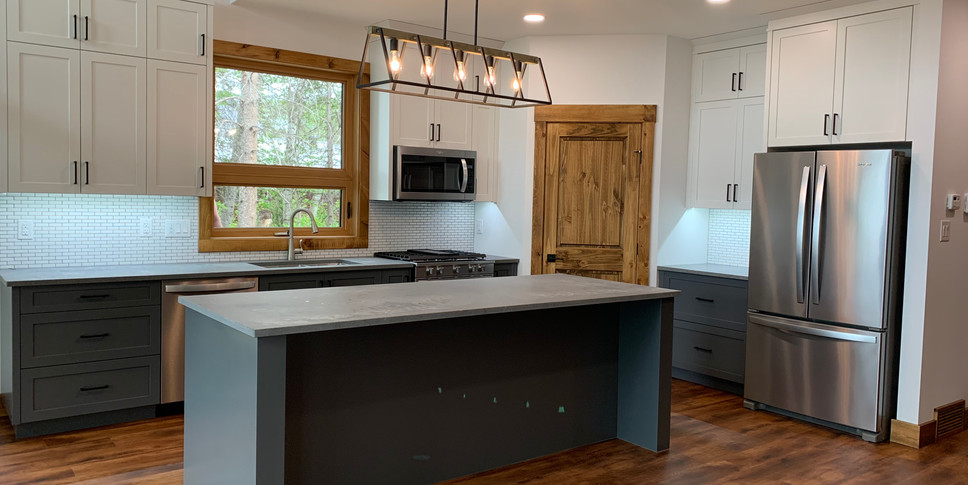 Modern Cabin Kitchen