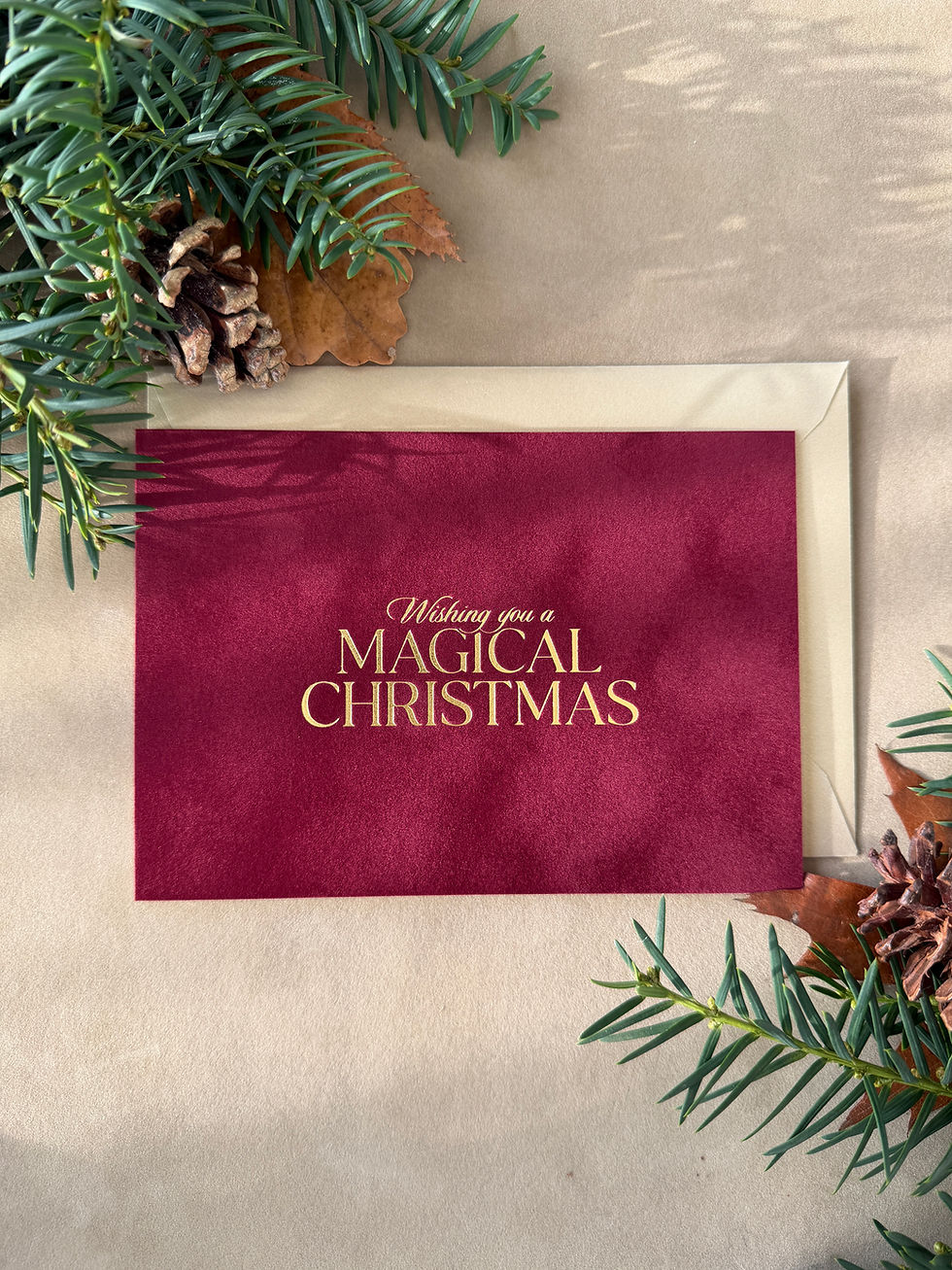 Magical Christmas | velvet kerstkaart
