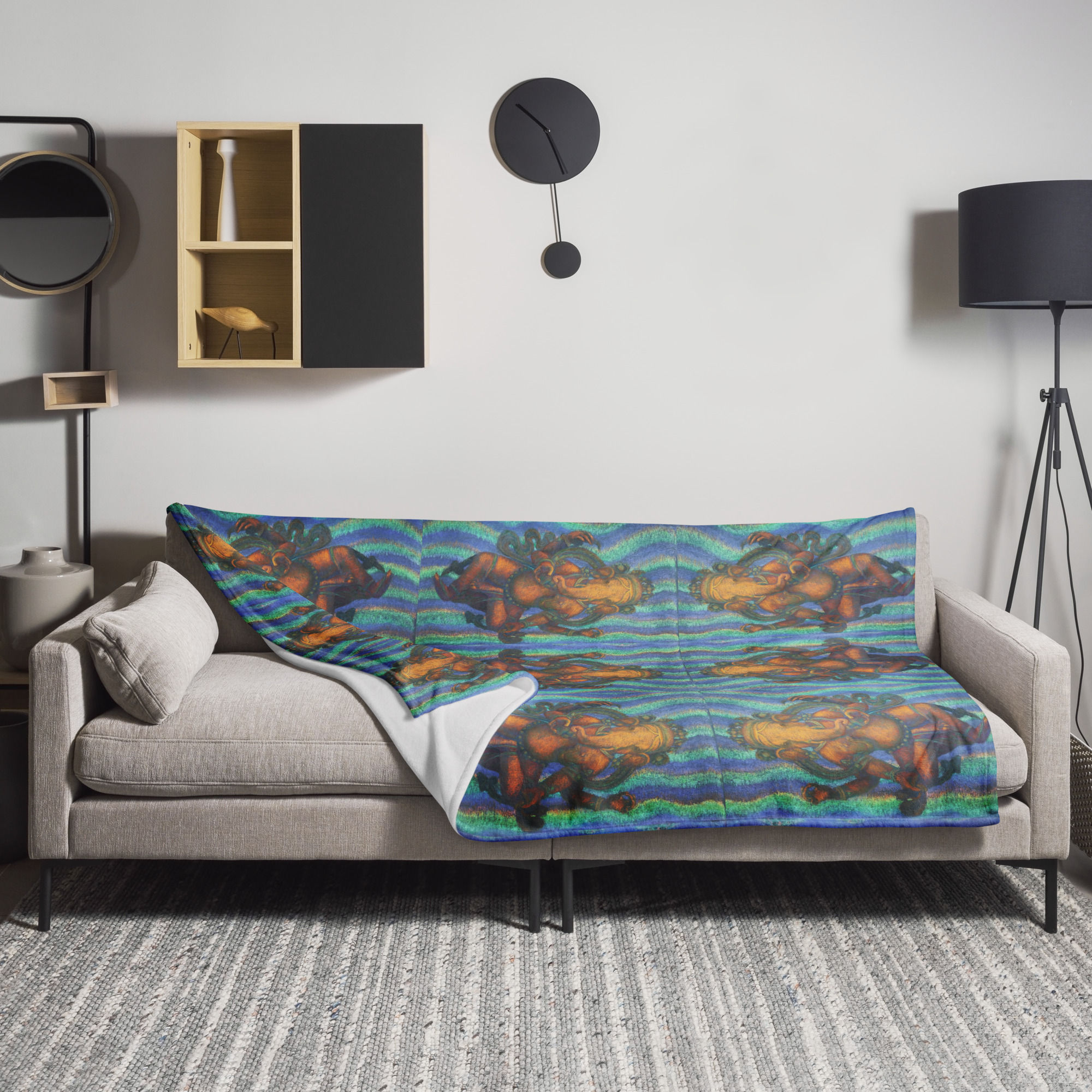 Ganesha Throw Blanket